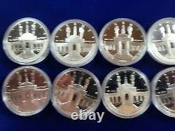 (10) 1984 Los Angeles Olympics Proof & Unc Commemorative Silver Dollars Coin
