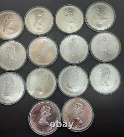 14x 1976 OLYMPIC SILVER DOLLAR COIN lot of fourteen proofs
