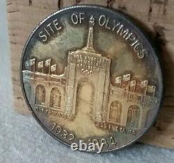 1932 1984 Los Angeles Olympics City of Los Angeles Token Silver 1 oz. Coin