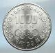 1964 Japan Tokyo Summer Olympic Games 3.5cm Silver Japanese Mt Fuji Coin I73772