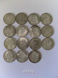 1968 Mexico 25 Pesos, XIX Olympic Games Mexico-1968.720 Silver Coins Lot