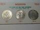 1968 Mexico Olympics Type 1,2, & 3 Silver Mexico 25 Peso-3 Coin Set Mjb