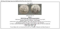 1968 Mexico XIX Olympic Games Aztec Ball Player BIG 25 Pesos Silver Coin i57153