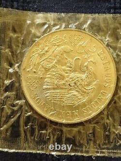 1968 Mexico XIX Olympics Ball Player 25 Pesos Silver Coin UNCIRC. MAKE OFFER