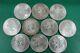 1968 Silver 25 Pesos Mexico Lot Of 10 Olympic High Grade Silver Coins Q2ag