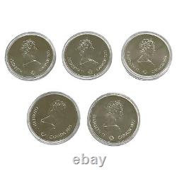 1970's $5 Silver Montreal Olympic Games Coins lot. Never Been Opened