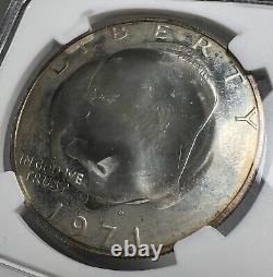 1971 S Eisenhower Dollar NGC PF67 Cameo Silver Proof Coin XIII Olympic Games Ski