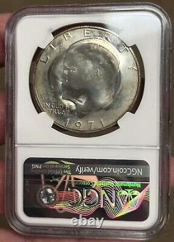 1971 S Eisenhower Dollar NGC PF67 Cameo Silver Proof Coin XIII Olympic Games Ski