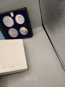 1972 Canadian Montreal Special Commemorative Olympic Silver Coins Set