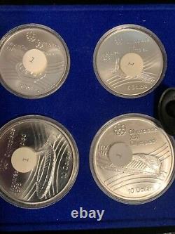 1972 Canadian Montreal Special Commemorative Olympic Silver Coins Set Gem Uncirc