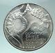 1972 Germany Munich Summer Olympics Stadium Genuine 10 Mark Silver Coin I82403
