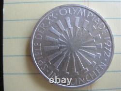 1972 Germany Olympic Games Munich 10 Mark Silver 20-Coins Set