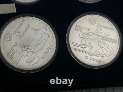 1972 Montreal Special Commemorative Olympic Silver Coins Set