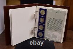 1972 Munich Germany Olympics 26 Silver 10 Mark Coin Set in Album (#455)