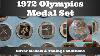 1972 Munich Germany Olympics Silver Medal Set Toning Conditions