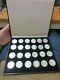 1972 Olympics Munich Federal Republic Of Germany 24-pc 10 Mark Silver Coin Set W