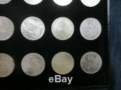 1972 Olympics Munich Federal Republic of Germany 24-Pc 10 Mark Silver Coin Set w
