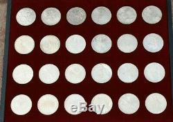1972 Olympics Munich Federal Republic of Germany 24-Pc Silver Coin Set