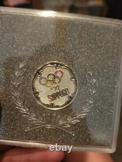 1972 Sapporo Olympic Rings Japanese Commemorative Medal Coin Japan Olympics