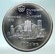 1973 Canada Uk Queen Elizabeth Ii Olympics Montreal City Silver $10 Coin I82281
