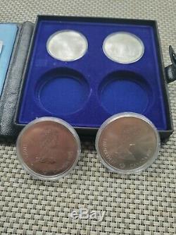 1973 Silver Canadian Montreal Olympic Coin Set Series 1 MINT 5 10 Dollar Coin