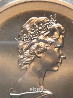 1974 CANADA Queen Elizabeth II Olympics Montreal BU. 925 Silver $10 Coin