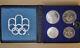 1974 Canada 4 Coin. 925 Sterling Silver Olympic Unc Set