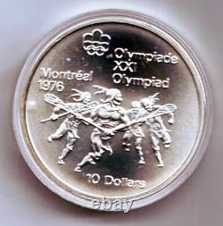 1974 Canada Montreal Olympic Sterling Silver Set Series III Early Canadian Sport