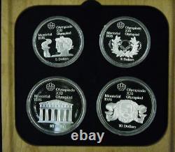 1974 Canada Montreal Olympics Proof Silver 4-Coin Set Series I I