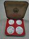1974 Silver Canadian Montreal 1976 Olympics 4 Coin Set Olympian Motifs Mint