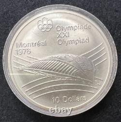 1976 $10 Montreal Olympic Sterling Silver Coin (2718)