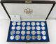 1976 Canada Olympic Uncirculated Set 28 Sterling Silver $5 & $10 Coins T31