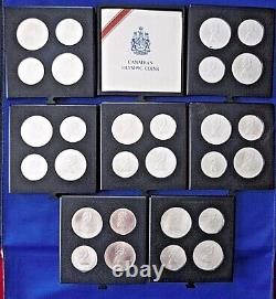 1976 CANADIAN Summer Olympic Games, 28 Sterling Silver Coins