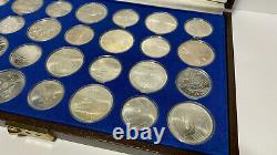 1976 Canada 28 Coin 30 oz Sterling Silver Olympic Set XXI Olympiad Montreal