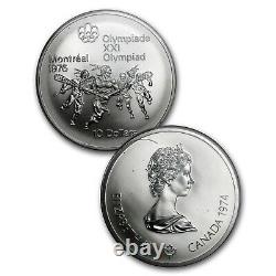 1976 Canada 4-Coin Silver Olympics Set BU SKU #88078