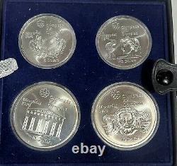 1976 Canada Montreal Olympic 4 Silver $5 and $10 Coin Set Series II