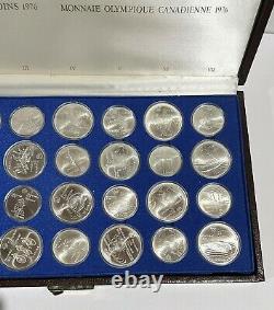 1976 Canada Montreal Olympic Complete 28 Silver $5 and $10 Coin Set