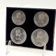 1976 Canada Montreal Olympics Series 1 Silver Proof Set 4 Coins No Case Or Coa