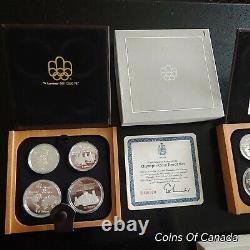 1976 Canada Montreal Olympics Silver 28 Coin Set Proof 30 oz Sil. #coinsofcanada