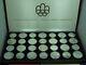 1976 Canada Olympic Complete Set 14 X $5 14 X $10 Sterling Silver 28 Coins Box