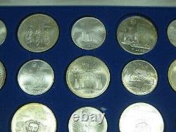 1976 Canada Olympic Set 14 x $5 14 x $10 Sterling Silver 28 Coins Box special $$