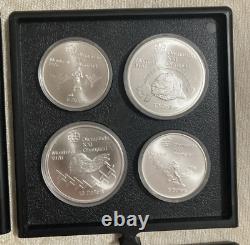 1976 Canada Olympic Silver Coin Set XXI Olympiad 28 $5 and $10 Coins