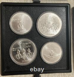 1976 Canada Olympic Silver Coin Set XXI Olympiad 28 $5 and $10 Coins