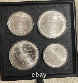 1976 Canada Olympic Silver Coin Set XXI Olympiad 28 $5 and $10 Coins