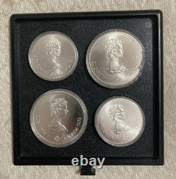 1976 Canada Olympic Silver Coin Set XXI Olympiad 28 $5 and $10 Coins