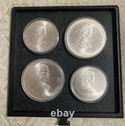 1976 Canada Olympic Silver Coin Set XXI Olympiad 28 $5 and $10 Coins