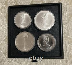 1976 Canada Olympic Silver Coin Set XXI Olympiad 28 $5 and $10 Coins