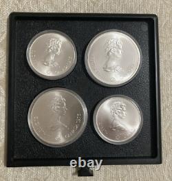 1976 Canada Olympic Silver Coin Set XXI Olympiad 28 $5 and $10 Coins