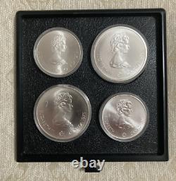 1976 Canada Olympic Silver Coin Set XXI Olympiad 28 $5 and $10 Coins