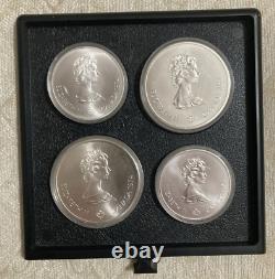 1976 Canada Olympic Silver Coin Set XXI Olympiad 28 $5 and $10 Coins